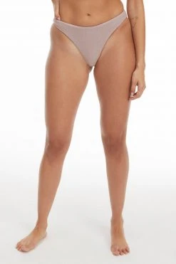 GA-SALE SPARKLE RIB BETTER BIKINI BOTTOM | LILAC001