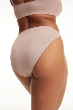 GA-SALE SPARKLE RIB BETTER BIKINI BOTTOM | LILAC001