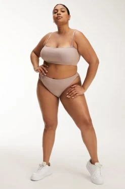 GA-SALE SPARKLE RIB BETTER BIKINI BOTTOM | LILAC001