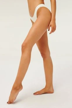 GOOD AMERICAN RIB BETTER CHEEKY BOTTOM | IVORY001 Bikini Bottoms