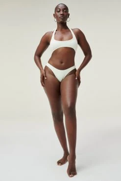 GOOD AMERICAN RIB BETTER CHEEKY BOTTOM | IVORY001 Bikini Bottoms