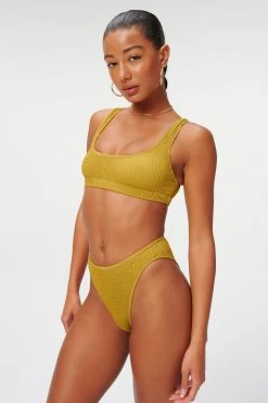 GA-SALE Bikini Tops ALWAYS FITS SCOOP TOP | DIRTY OLIVE001