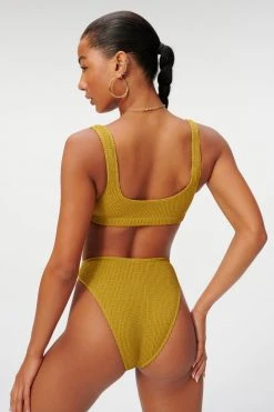 GA-SALE Bikini Tops ALWAYS FITS SCOOP TOP | DIRTY OLIVE001