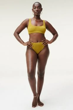 GA-SALE Bikini Tops ALWAYS FITS SCOOP TOP | DIRTY OLIVE001