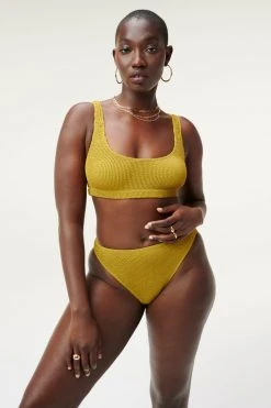 GA-SALE Bikini Tops ALWAYS FITS SCOOP TOP | DIRTY OLIVE001