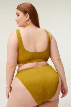 GA-SALE Bikini Tops ALWAYS FITS SCOOP TOP | DIRTY OLIVE001