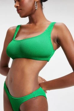 GOOD AMERICAN ALWAYS FITS SCOOP TOP | SUMMER GREEN002 Bikini Tops
