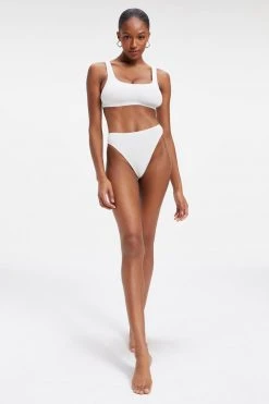 GOOD AMERICAN ALWAYS FITS SCOOP TOP | IVORY001