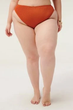GA-SALE Bikini Bottoms ALWAYS FITS GOOD WAIST CHEEKY | CINNAMON001