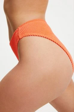 GOOD AMERICAN ALWAYS FITS GOOD WAIST CHEEKY | ORANGE CREAM001