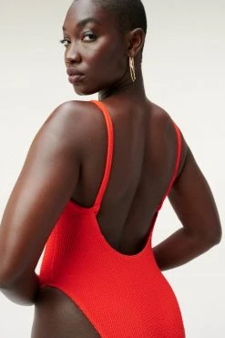 Brand new ⭐ GOOD AMERICAN ALWAYS FITS ONE-PIECE | BRIGHT POPPY002 🛒 25 GOOD AMERICAN ALWAYS FITS ONE-PIECE | BRIGHT POPPY002