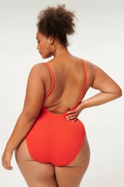 Brand new ⭐ GOOD AMERICAN ALWAYS FITS ONE-PIECE | BRIGHT POPPY002 🛒 19 GOOD AMERICAN ALWAYS FITS ONE-PIECE | BRIGHT POPPY002