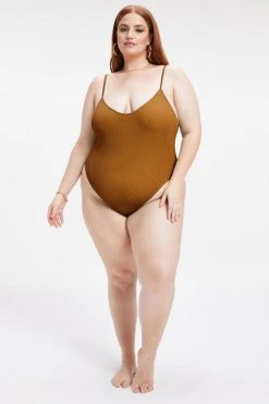 GOOD AMERICAN One-Pieces ALWAYS FITS ONE-PIECE | BRONZE BROWN001