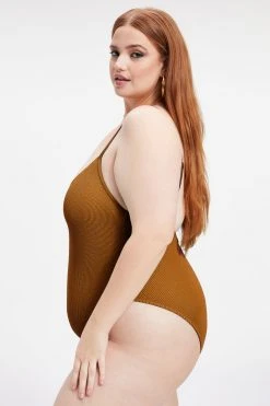 GOOD AMERICAN One-Pieces ALWAYS FITS ONE-PIECE | BRONZE BROWN001