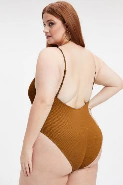 GOOD AMERICAN One-Pieces ALWAYS FITS ONE-PIECE | BRONZE BROWN001