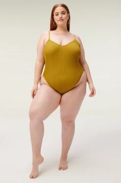 GA-SALE One-Pieces ALWAYS FITS ONE-PIECE | DIRTY OLIVE001