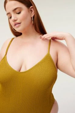 GA-SALE One-Pieces ALWAYS FITS ONE-PIECE | DIRTY OLIVE001
