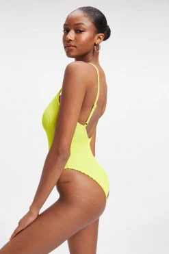 GOOD AMERICAN ALWAYS FITS ONE-PIECE | ELECTRIC YELLOW001 One-Pieces