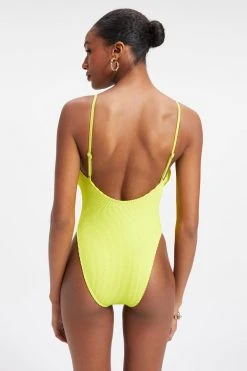 GOOD AMERICAN ALWAYS FITS ONE-PIECE | ELECTRIC YELLOW001 One-Pieces