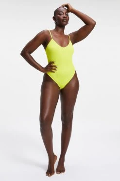 GOOD AMERICAN ALWAYS FITS ONE-PIECE | ELECTRIC YELLOW001 One-Pieces