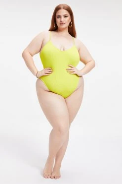 GOOD AMERICAN ALWAYS FITS ONE-PIECE | ELECTRIC YELLOW001 One-Pieces
