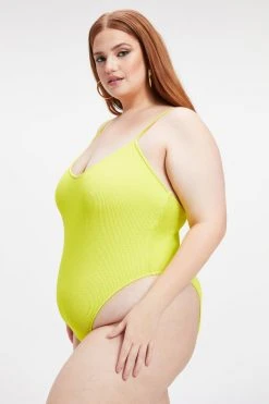 GOOD AMERICAN ALWAYS FITS ONE-PIECE | ELECTRIC YELLOW001 One-Pieces