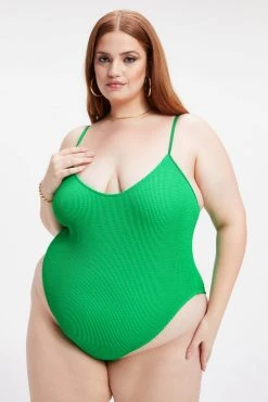 GOOD AMERICAN ALWAYS FITS ONE-PIECE | SUMMER GREEN002