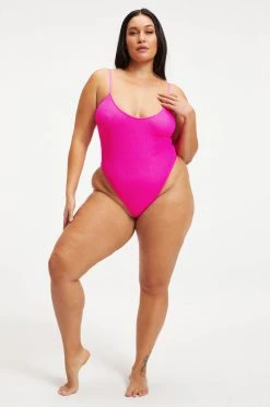 GOOD AMERICAN ALWAYS FITS ONE-PIECE | HAWAIIAN PINK001 One-Pieces