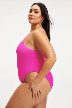 GOOD AMERICAN ALWAYS FITS ONE-PIECE | HAWAIIAN PINK001 One-Pieces