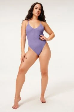 GOOD AMERICAN ALWAYS FITS ONE-PIECE | LILAC MIST001