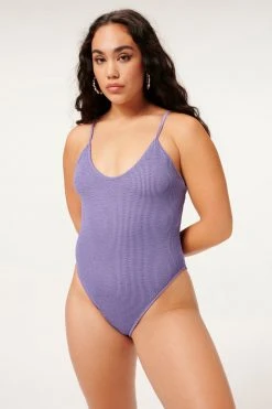 GOOD AMERICAN ALWAYS FITS ONE-PIECE | LILAC MIST001