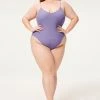 GOOD AMERICAN ALWAYS FITS ONE-PIECE | LILAC MIST001