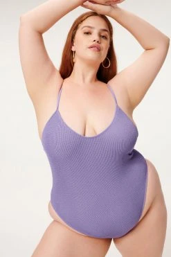 GOOD AMERICAN ALWAYS FITS ONE-PIECE | LILAC MIST001