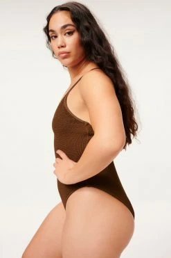 GOOD AMERICAN ALWAYS FITS ONE-PIECE | MOCHA001 One-Pieces