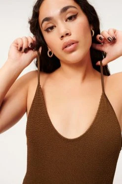 GOOD AMERICAN ALWAYS FITS ONE-PIECE | MOCHA001 One-Pieces