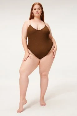 GOOD AMERICAN ALWAYS FITS ONE-PIECE | MOCHA001 One-Pieces