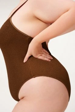 GOOD AMERICAN ALWAYS FITS ONE-PIECE | MOCHA001 One-Pieces