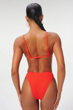 GOOD AMERICAN ALWAYS FITS PERFECT FIT TOP | BRIGHT POPPY 002 Bikini Tops