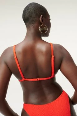 Outlet 🧨 GOOD AMERICAN ALWAYS FITS PERFECT FIT TOP | BRIGHT POPPY 002 Bikini Tops 🥰 32 GOOD AMERICAN ALWAYS FITS PERFECT FIT TOP | BRIGHT POPPY 002 Bikini Tops