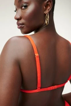 Outlet 🧨 GOOD AMERICAN ALWAYS FITS PERFECT FIT TOP | BRIGHT POPPY 002 Bikini Tops 🥰 33 GOOD AMERICAN ALWAYS FITS PERFECT FIT TOP | BRIGHT POPPY 002 Bikini Tops