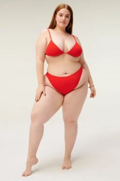 Outlet 🧨 GOOD AMERICAN ALWAYS FITS PERFECT FIT TOP | BRIGHT POPPY 002 Bikini Tops 🥰 34 GOOD AMERICAN ALWAYS FITS PERFECT FIT TOP | BRIGHT POPPY 002 Bikini Tops