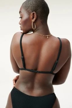 GOOD AMERICAN Bikini Tops ALWAYS FITS PERFECT FIT TOP | BLACK001