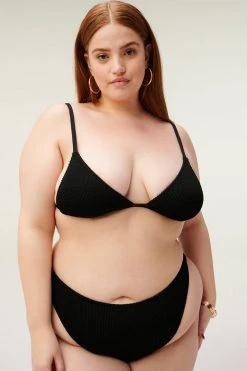 GOOD AMERICAN Bikini Tops ALWAYS FITS PERFECT FIT TOP | BLACK001