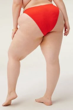 GOOD AMERICAN ALWAYS FITS BETTER CHEEKY | BRIGHT POPPY002