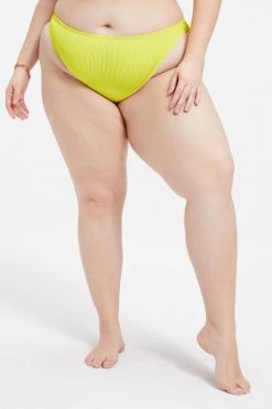 GOOD AMERICAN Bikini Bottoms ALWAYS FITS BETTER CHEEKY | ELECTRIC YELLOW001