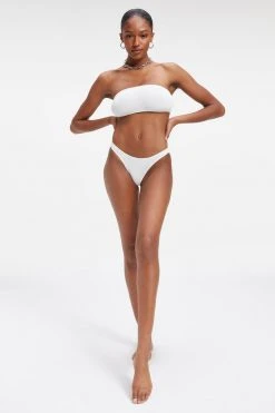 GOOD AMERICAN ALWAYS FITS BETTER CHEEKY | IVORY001 Bikini Bottoms