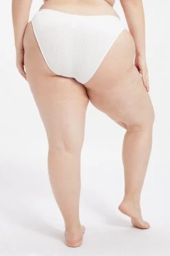 GOOD AMERICAN ALWAYS FITS BETTER CHEEKY | IVORY001 Bikini Bottoms