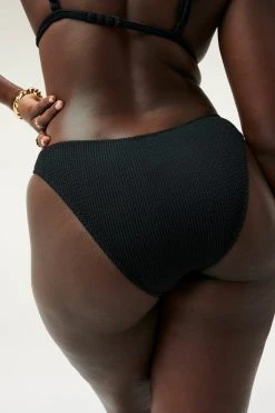 GOOD AMERICAN ALWAYS FITS BETTER CHEEKY | BLACK001 Bikini Bottoms