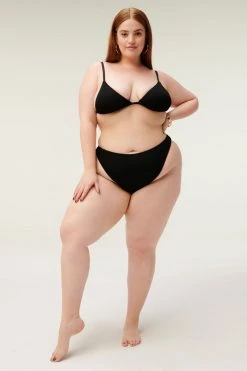 GOOD AMERICAN ALWAYS FITS BETTER CHEEKY | BLACK001 Bikini Bottoms