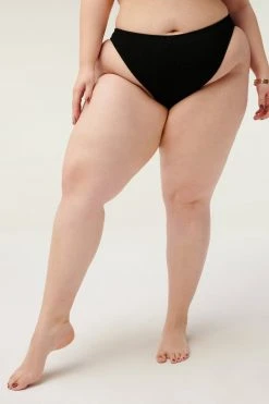 GOOD AMERICAN ALWAYS FITS BETTER CHEEKY | BLACK001 Bikini Bottoms